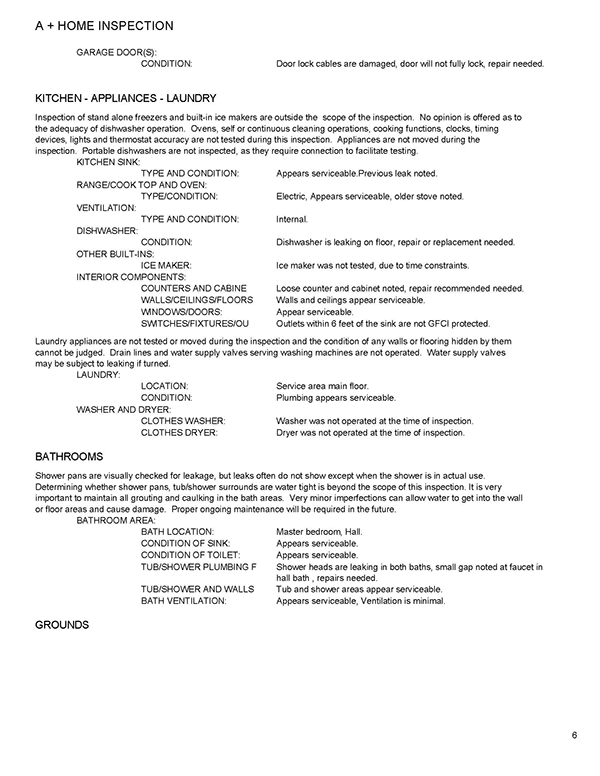 Example Report 6