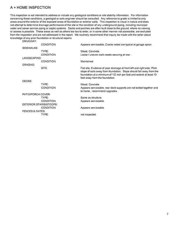 Example Report 7